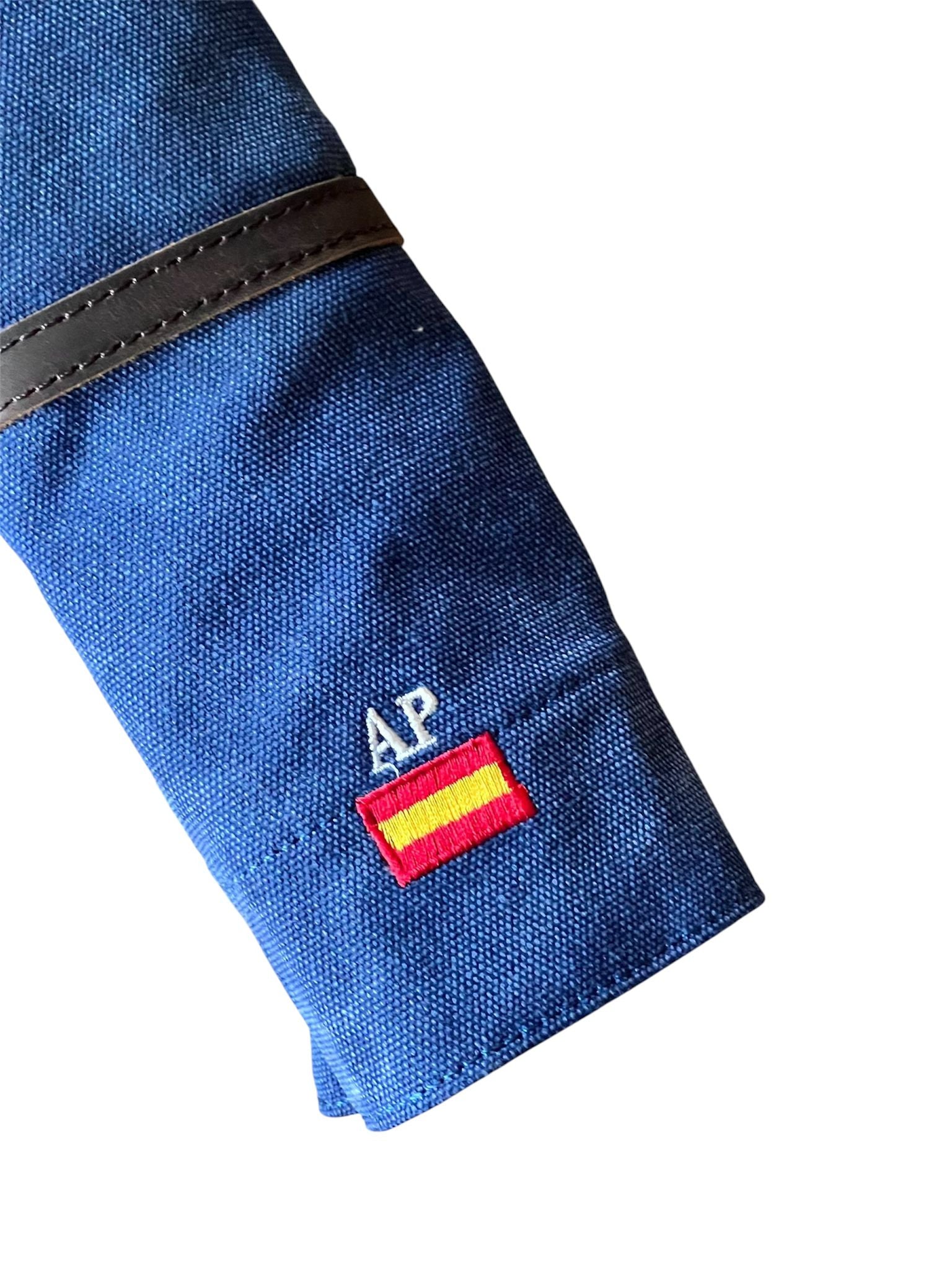 FUNDA MADERA 3 - AZUL