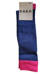 CALCETINES CANALE AZUL/ROSA